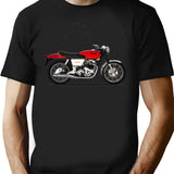The Commando Fastback T-Shirt for Men & Women, T-Shirts Graphic Tee - Black