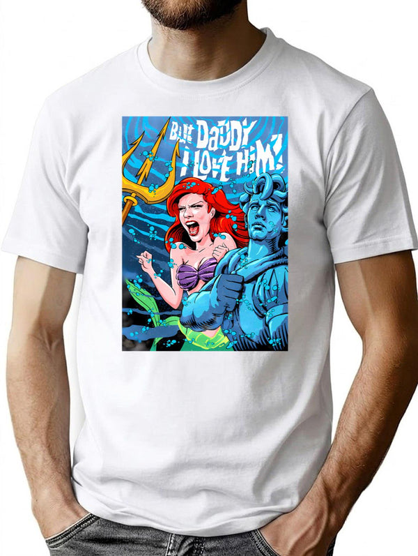 The Daddy T-Shirt for Men & Women, T-Shirts Graphic Tee - White