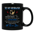 The Day I Met You My Husband (Bk) Black Gift Coffee Mug - Black