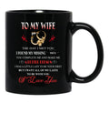 The Day I Met You My Wife (Bk) Black Gift Coffee Mug - Black