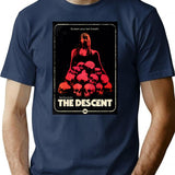 The Descent T-Shirt for Men & Women, T-Shirts Graphic Tee - Navy
