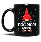 The Dog Mom Gnome Matching Family Group Christmas Pajama Black Gift Coffee Mug