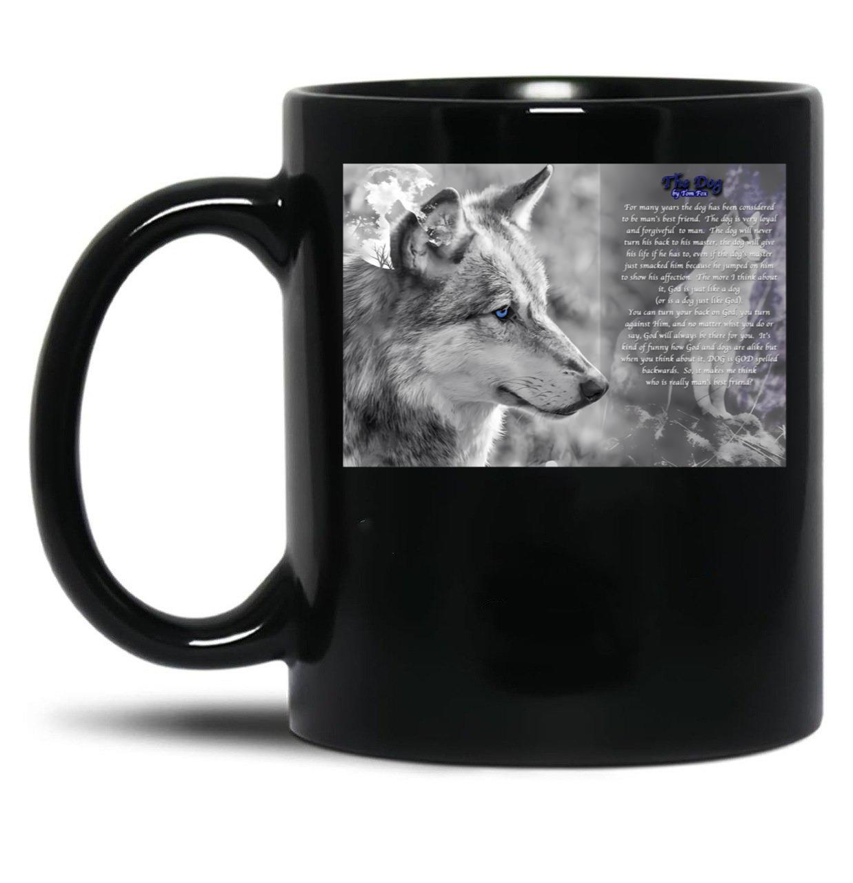The Dog Black Gift Coffee Mug