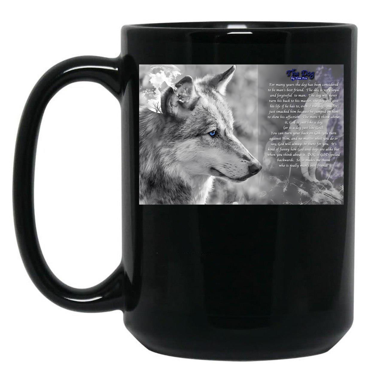The Dog Black Gift Coffee Mug