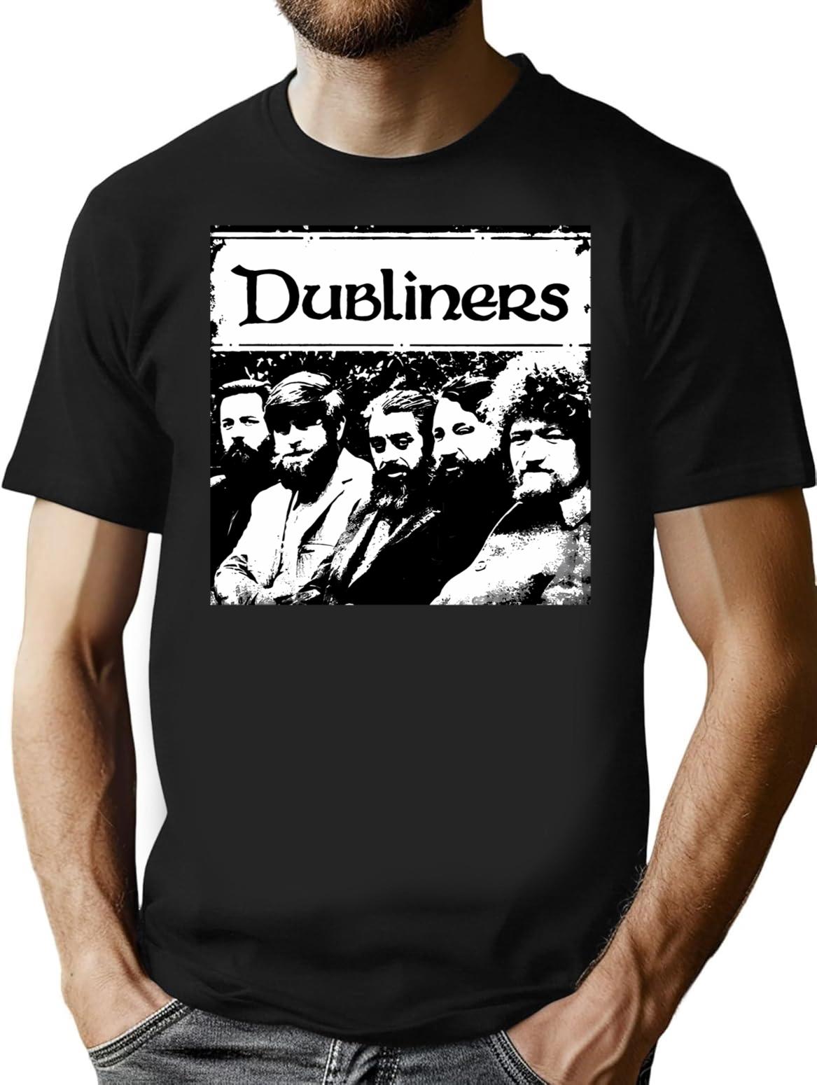 The Dubliners T-Shirt for Men & Women, T-Shirts Graphic Tee - Black