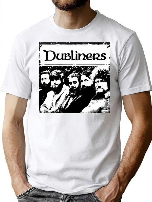 The Dubliners T-Shirt for Men & Women, T-Shirts Graphic Tee - White