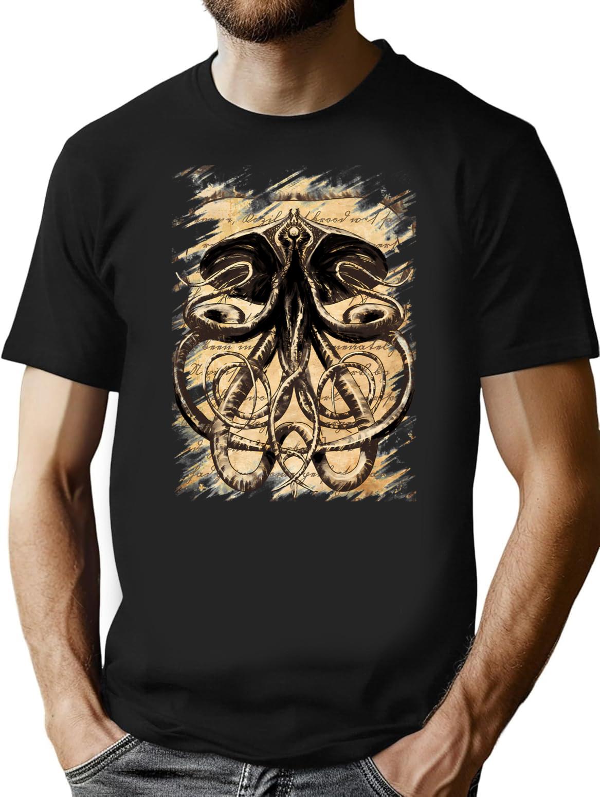The Eldrich God Emeria T-Shirt for Men & Women, T-Shirts Graphic Tee - Black