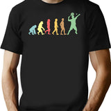 The Evolution Of A Padel Tennis Player T-Shirt for Men & Women, T-Shirts Graphic Tee - Black