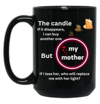The Face Of My Mom Irreplaceable Black Gift Coffee Mug