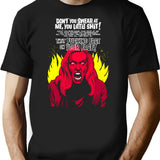 The Face T-Shirt for Men & Women, T-Shirts Graphic Tee - Black