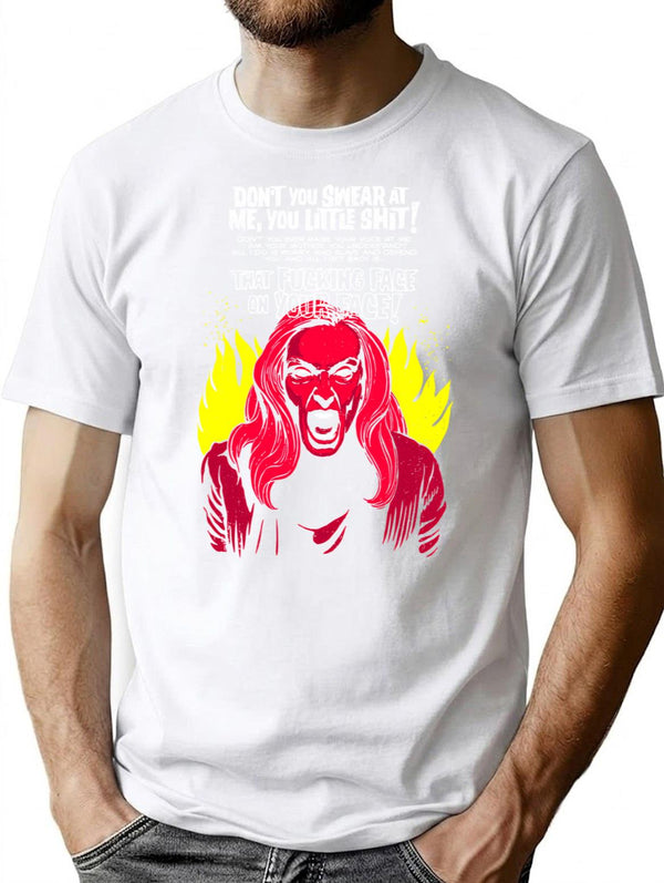 The Face T-Shirt for Men & Women, T-Shirts Graphic Tee - White