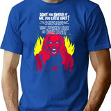 The Face T-Shirt for Men & Women, T-Shirts Graphic Tee - Blue