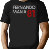 The Fernando Mania Los Angeles Baseball Vintage Fernando Valenzuela Shirt T-Shirt for Men & Women, T-Shirts Graphic Tee - Black