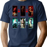 The Gangs All Here (Terrifier 2) T-Shirt for Men & Women, T-Shirts Graphic Tee - Navy