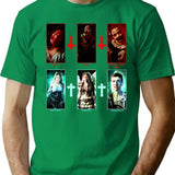 The Gangs All Here (Terrifier 2) T-Shirt for Men & Women, T-Shirts Graphic Tee - Green