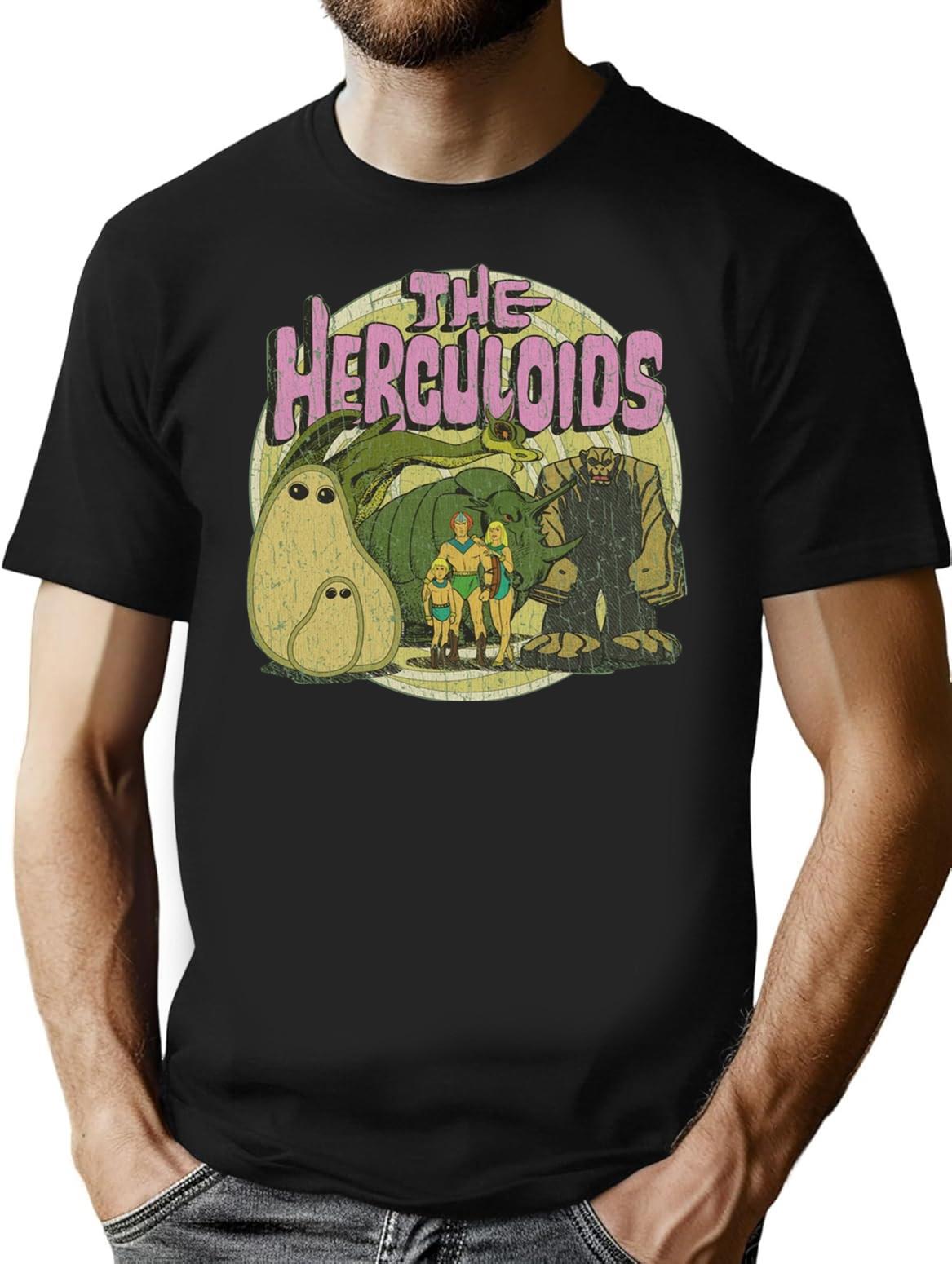 The Herculoids 1967 Premium Heavyweight Cotton T-Shirt - Black