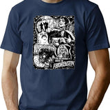 The Hilarious House Of Frightenstein T-Shirt for Men & Women, T-Shirts Graphic Tee - Navy
