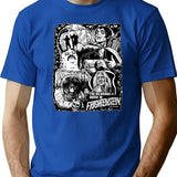The Hilarious House Of Frightenstein T-Shirt for Men & Women, T-Shirts Graphic Tee - Blue