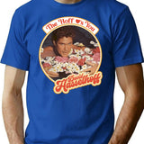 The Hoff Loves You T-Shirt for Men & Women, T-Shirts Graphic Tee - Blue
