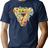The Impossible Board Game T-Shirt for Men & Women, T-Shirts Graphic Tee - Navy
