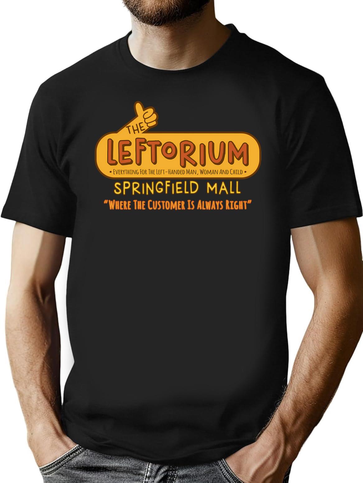 The Leftorium Store Premium Heavyweight Cotton T-Shirt - Black