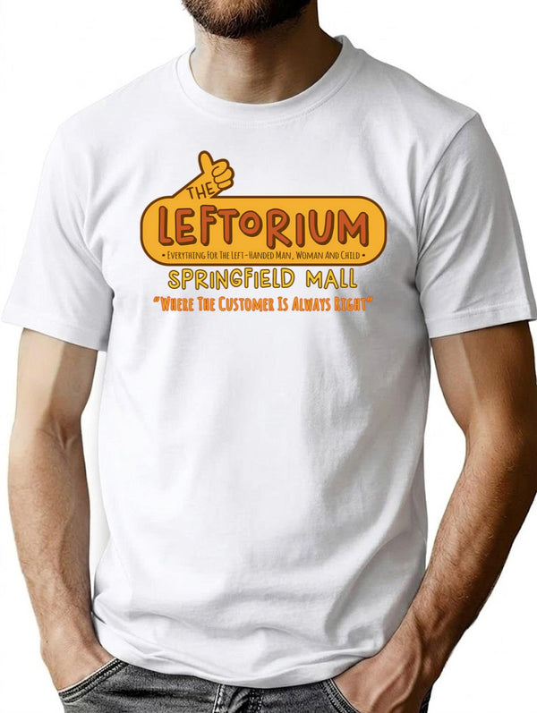 The Leftorium Store Premium Heavyweight Cotton T-Shirt - White