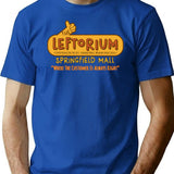 The Leftorium Store Premium Heavyweight Cotton T-Shirt - Blue