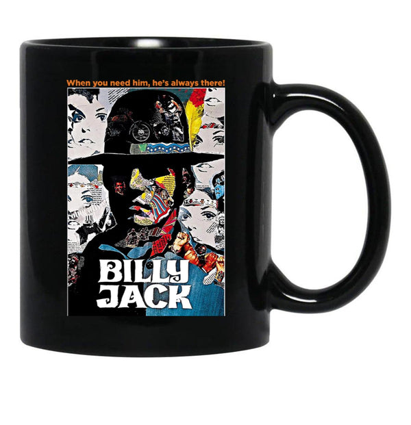 The Legend of Billy Jack Poster Black Coffee Mug, Gift Coffee Mug - Black