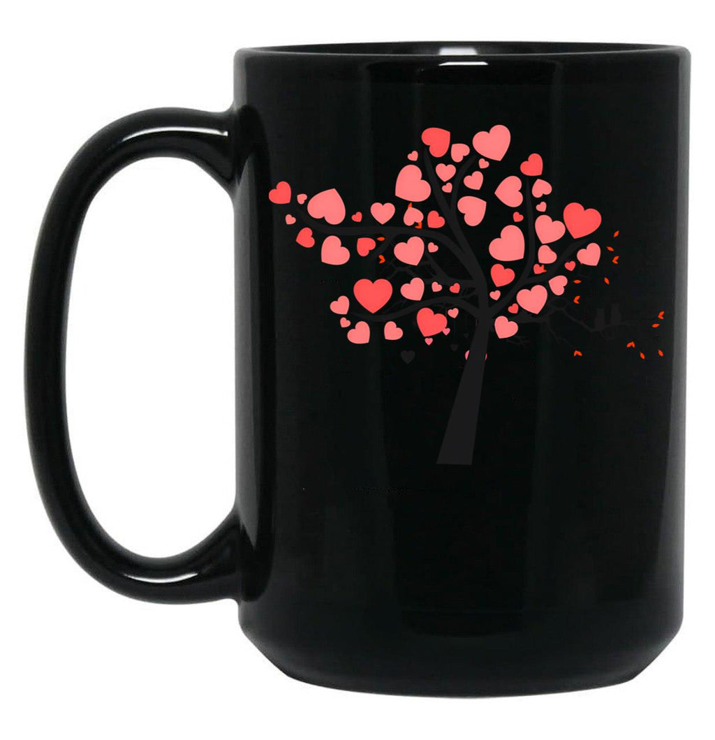 The Love Tree Black Gift Coffee Mug