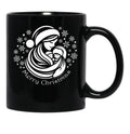 The Magic Of Christmas With Family Black Gift Coffee Mug - Black