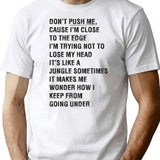 The Message Grand Master Flash Classic Hip Hop Rap Lyric Music T-Shirt for Men & Women, T-Shirts Graphic Tee - White