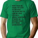 The Message Grand Master Flash Classic Hip Hop Rap Lyric Music T-Shirt for Men & Women, T-Shirts Graphic Tee - Green
