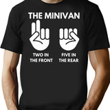 The Minivan T-Shirt for Men & Women, T-Shirts Graphic Tee - Black