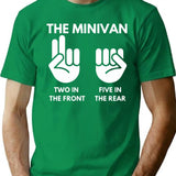 The Minivan T-Shirt for Men & Women, T-Shirts Graphic Tee - Green