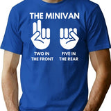 The Minivan T-Shirt for Men & Women, T-Shirts Graphic Tee - Blue