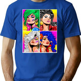 The Misfits T-Shirt for Men & Women, T-Shirts Graphic Tee - Blue