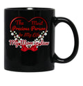 The Most Precious Person In My Life My Mom In-Law Black Gift Coffee Mug - Black