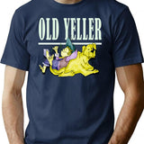 The Old Yeller T-Shirt for Men & Women, T-Shirts Graphic Tee - Navy