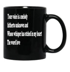The One - Nostalgic And Romantic Black Gift Coffee Mug - Black