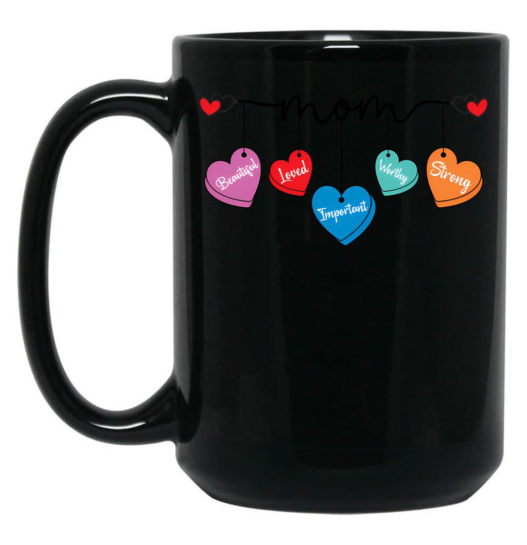 The Perfect Gift For Mom Words That Inspire Black Gift Coffee Mug