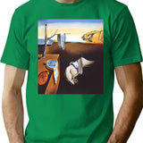 The Persistence Of Memory-Salvador Dali T-Shirt for Men & Women, T-Shirts Graphic Tee - Green