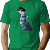 The Pilot T-Shirt for Men & Women, T-Shirts Graphic Tee - Green