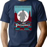 The Prisoner T-Shirt for Men & Women, T-Shirts Graphic Tee - Navy