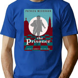 The Prisoner T-Shirt for Men & Women, T-Shirts Graphic Tee - Blue