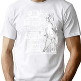 The-Rabbit-In-Red-Lounge-Halloween T-Shirt for Men & Women, T-Shirts Graphic Tee - White