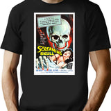 The Screaming Skull T-Shirt for Men & Women, T-Shirts Graphic Tee - Black
