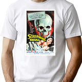 The Screaming Skull T-Shirt for Men & Women, T-Shirts Graphic Tee - White