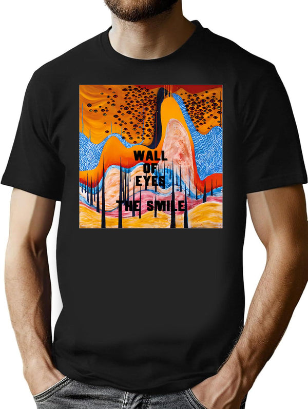 The Smile Wall Of Eyes T-Shirt for Men & Women, T-Shirts Graphic Tee - Black