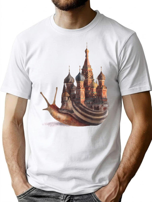 The Snail'S Daydream T-Shirt for Men & Women, T-Shirts Graphic Tee - White