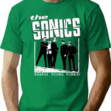 The Sonics - White T-Shirt for Men & Women, T-Shirts Graphic Tee - Green